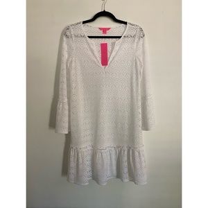 Lilly Pulitzer White Lace Coverup